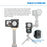 AGDY47 Aluminum Alloy Protective Metal Case Frame Cage + UV Lens Filter for DJI Action 2 Camera Accessories - Black - 6