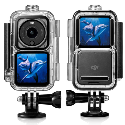 AGDY55 60m Waterproof Camera Housing Protective Diving Shell Case for DJI Action 2 (3 Version Universal) - 1