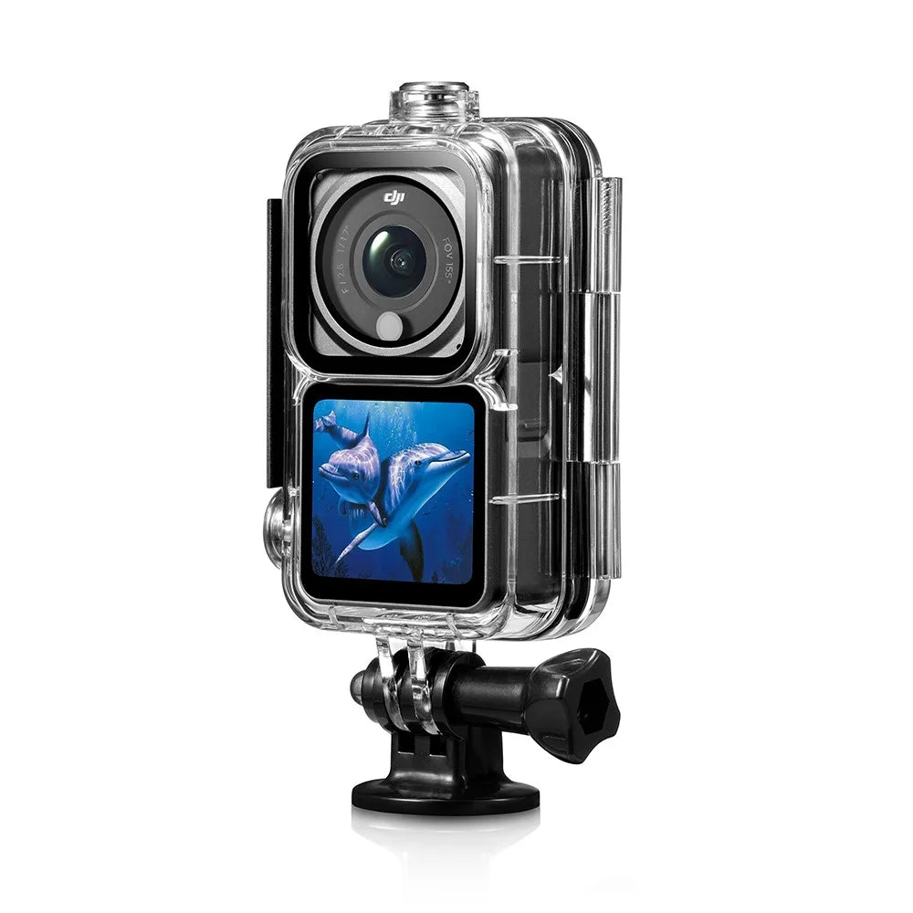AGDY55 60m Waterproof Camera Housing Protective Diving Shell Case for DJI Action 2 (3 Version Universal) - 5