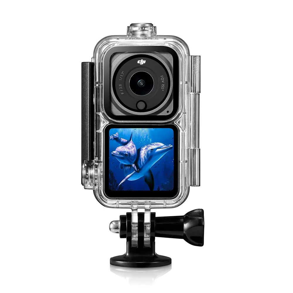 AGDY55 60m Waterproof Camera Housing Protective Diving Shell Case for DJI Action 2 (3 Version Universal) - 7