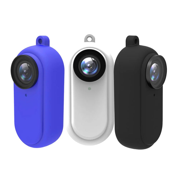 AI65 Shockproof Soft Silicone Case Camera Protective Sleeve Cover for Insta360 GO 2 Camera - Black - 6
