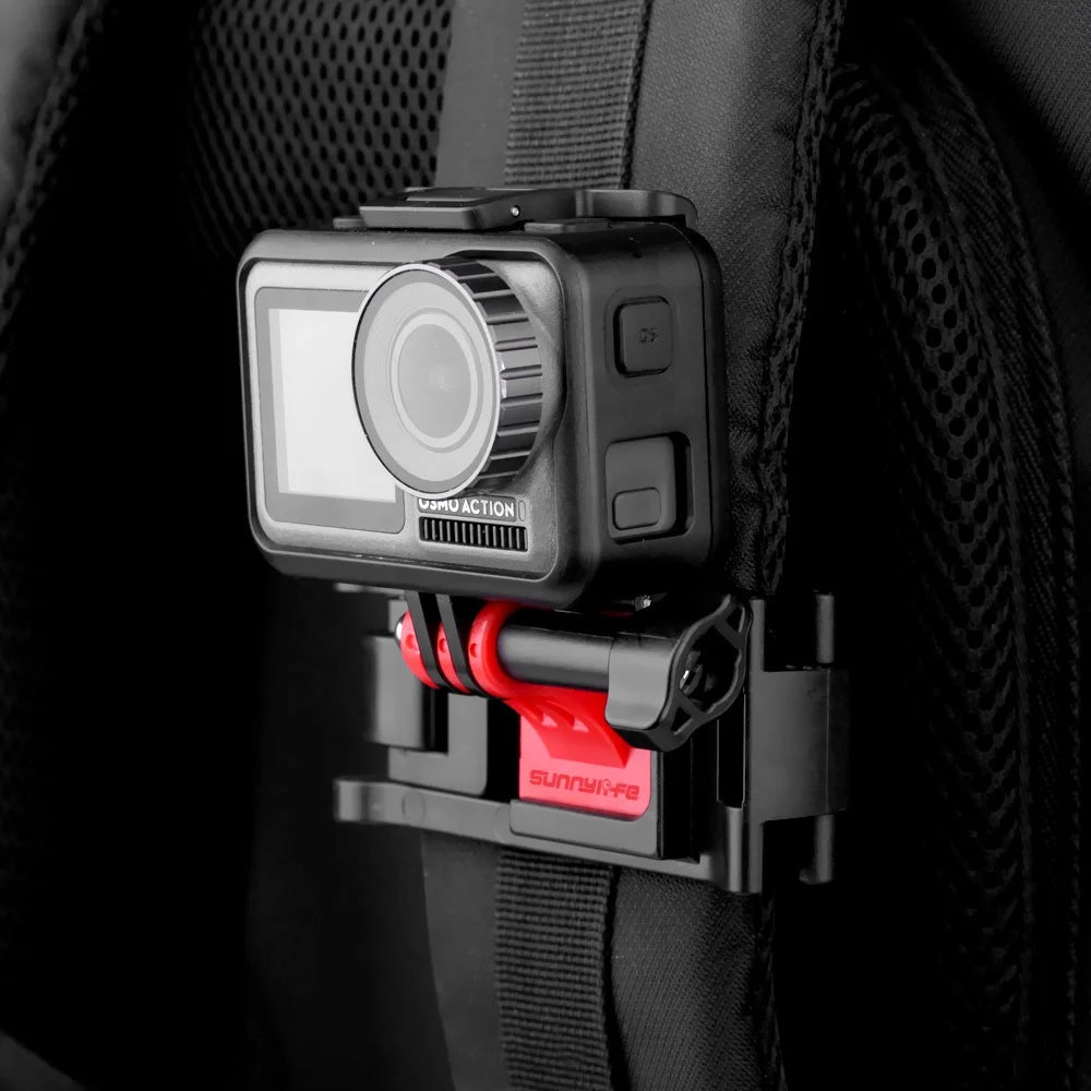 SUNNYLIFE TY-Q9261 Sports Camera Backpack Clip Mount Adapter for DJI Action 2 / GoPro 10 / GoPro 9 / Insta360 One R - 3