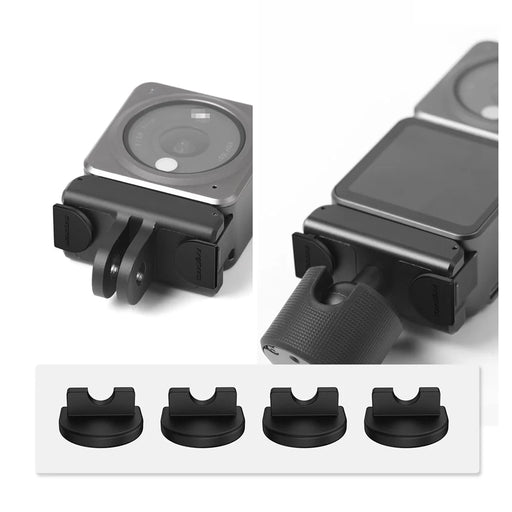 SUNNYLIFE OA2-DC339 4Pcs/Set Locking-Up Anti-release Silicone Plug Camera Accessory Anti-Dropping Buckle for DJI Action 2 - 1