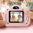 A3X 2.0" IPS Screen 1080P Mini Digital Camera Cartoon Dual Lens Camera Early Education Toy Birthday Gift - Blue - 4