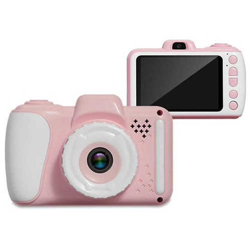 X38 Kid's Camera Toys IPS 3.5-inch Kid's Video Camera 1080P Early Education Children Camera - Pink - 1