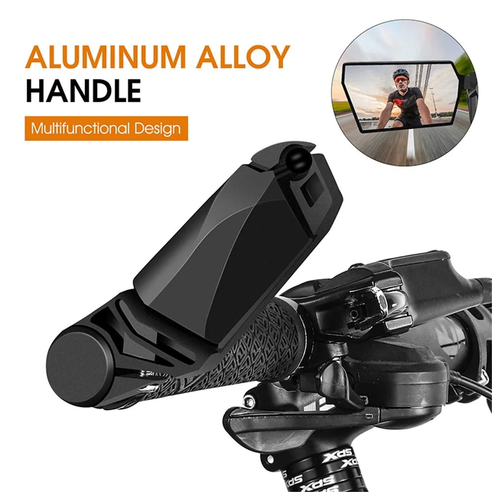 WEST BIKING YP0720037 2Pcs Bike Rearview Mirror 360 Degree Rotation Handlebar Folding Mirror - 4