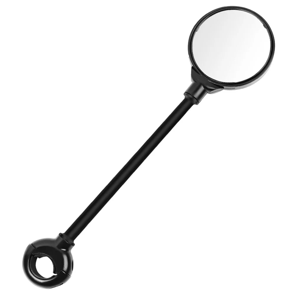 WEST BIKING YP0720038 1 Piece Bike Mirror Handlebar Rearview Mirror Adjustable Handlebar Mount Long Arm Acrylic Convex Mirror - 7