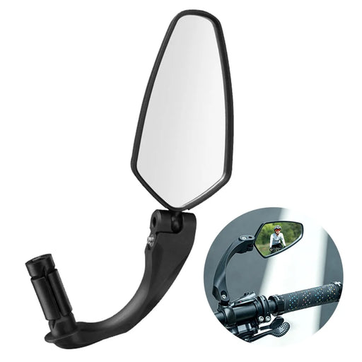 ROCKBROS FK-212 Handlebar Bike Mirror 360-Degree Rotation Bar End Rearview Mirror - 1