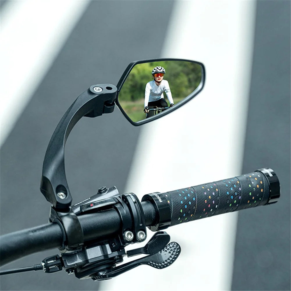 ROCKBROS FK-212 Handlebar Bike Mirror 360-Degree Rotation Bar End Rearview Mirror - 3