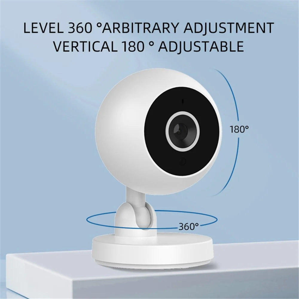 IP01 Wireless Security Camera HD WiFi Outdoor Indoor Camera with PIR Motion Detection, Night Vision, Two Way Audio for Home Surveillance Pet Baby Monitoring - 5