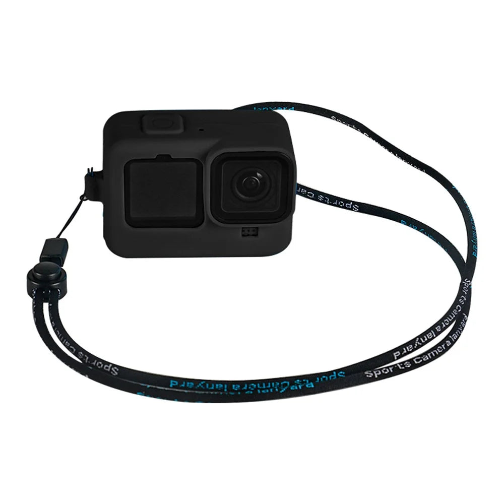FLW363 For GoPro 9/10 Soft Silicone Camera Case Anti-scratch Shockproof 4m Drop Resistance Portable Protective Cover - 1