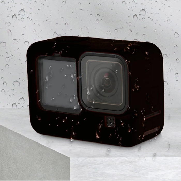 FLW363 For GoPro 9/10 Soft Silicone Camera Case Anti-scratch Shockproof 4m Drop Resistance Portable Protective Cover - 3