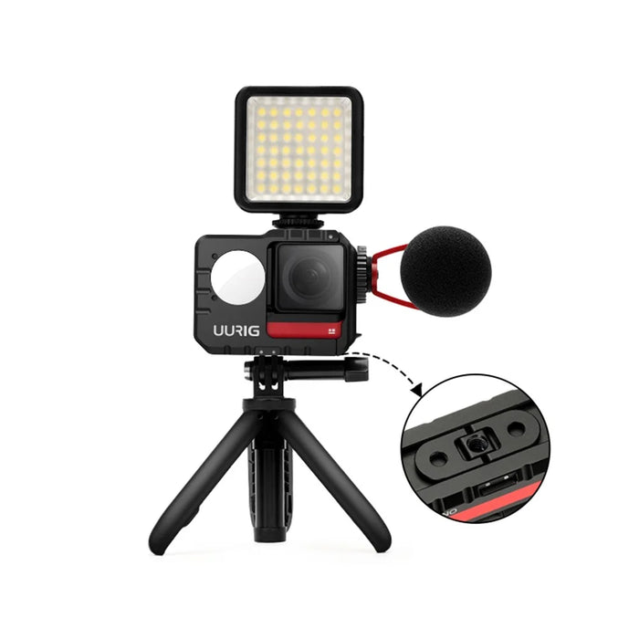 UURIG 360 CC-ONE RS Camera Protective Cage Hard Aluminum Alloy Expansion Camera Frame Kit - 5