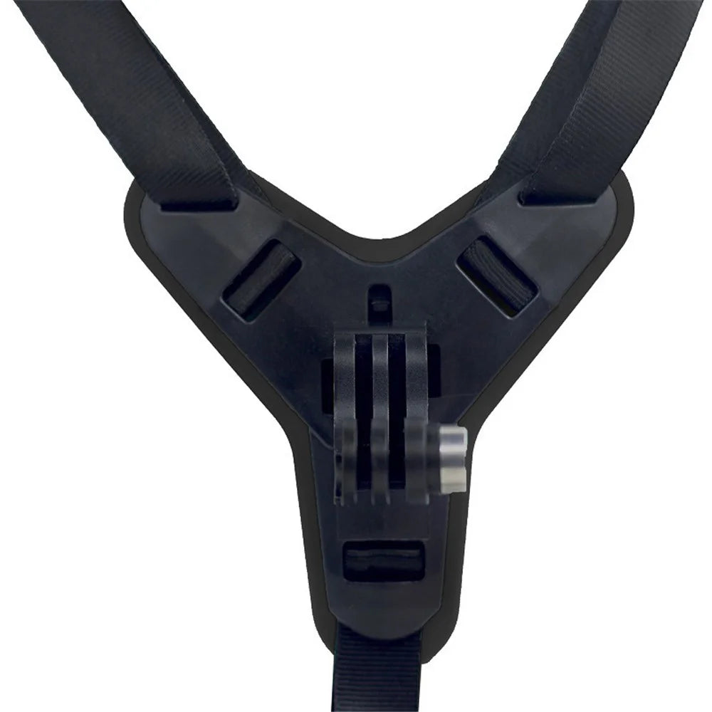 CSSJ22-106J Universal Full Face Motorcycle Helmet Chin Mount Jaw Holder Strap with Screw for GoPro Hero 7/6/5/4/3/SJCAM/DJI Osmo Action - 5