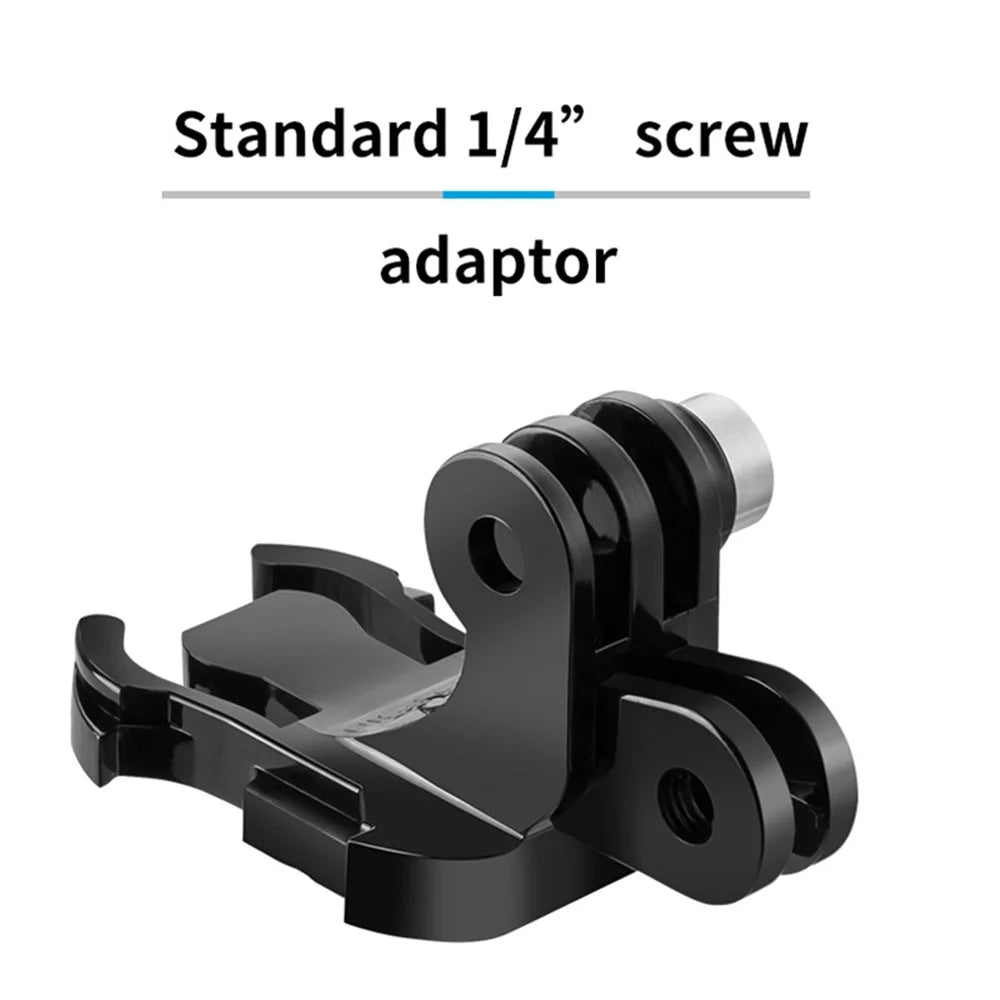 TELESIN GP-MTB-T02-BK For GoPro/DJI Osmo Action Backpack Shoulder Strap Sport Camera Bracket Mount Stand - Black - 5