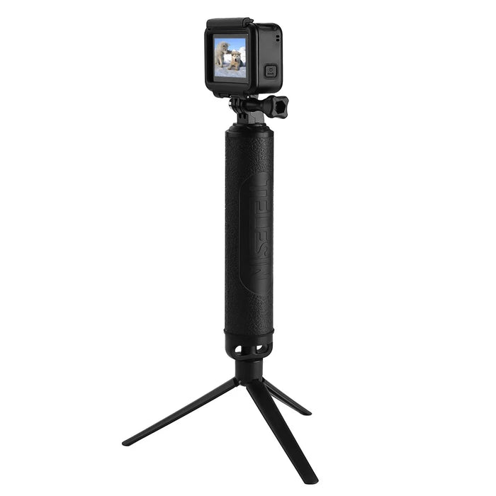 TELESIN GP-MFW-300 For GoPro Action Camera Waterproof Selfie Stick Tripod Stand Floating 3-Way Grip Arm Monopod - 7