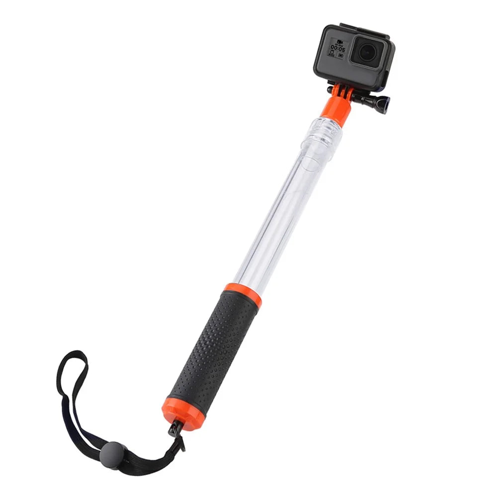 TELESIN GP-MNP-T01 For GoPro Action Camera Waterproof Handheld Transparent Selfie Stick Floaty Monopod - 5