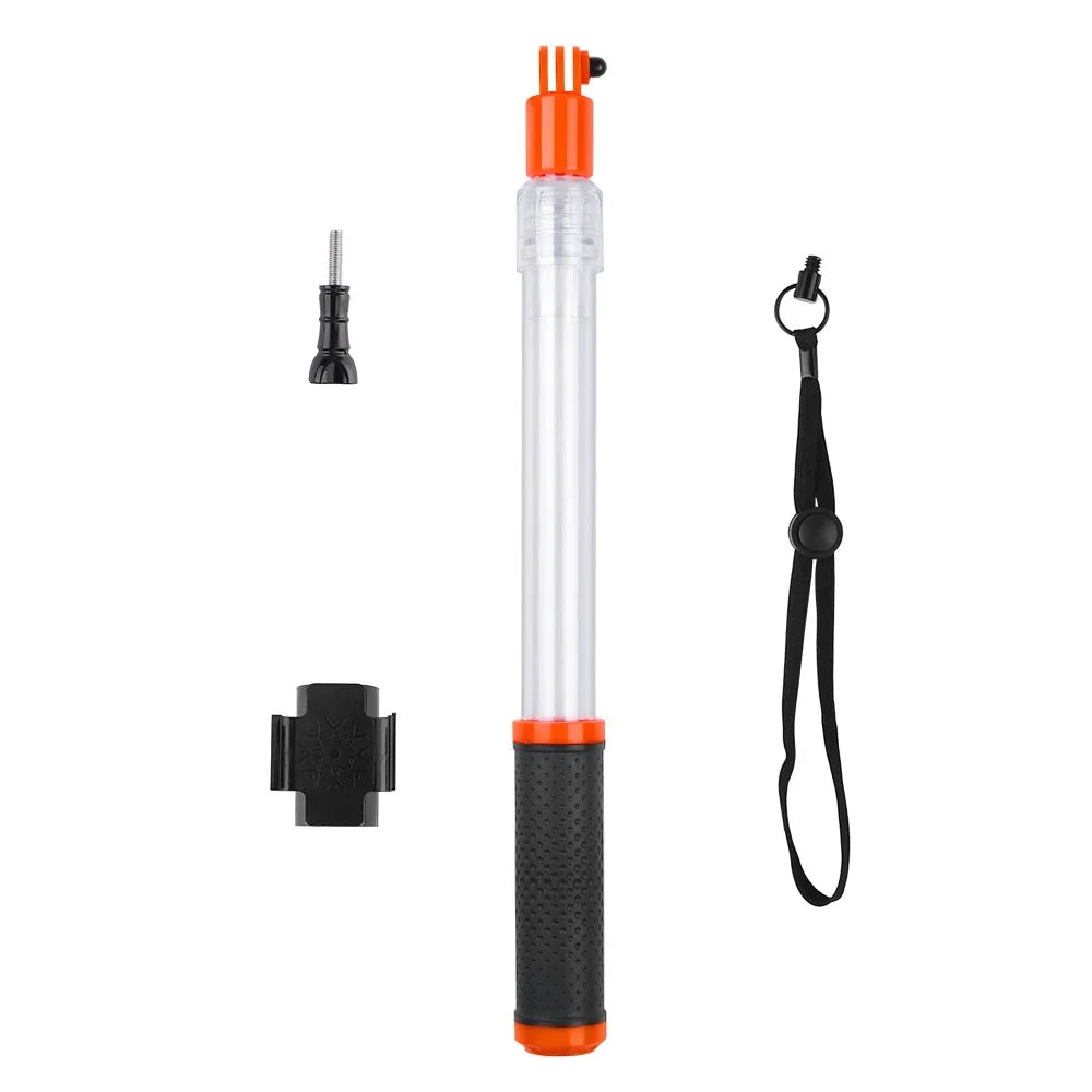 TELESIN GP-MNP-T01 For GoPro Action Camera Waterproof Handheld Transparent Selfie Stick Floaty Monopod - 6