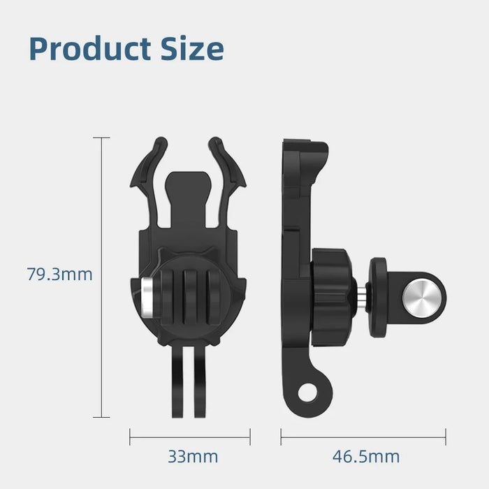 TELESIN TE-ZJZ-001 For GoPro Hero/DJI Action 2 Backpack Shoulder Strap Action Camera Bracket Mount Stand - 7