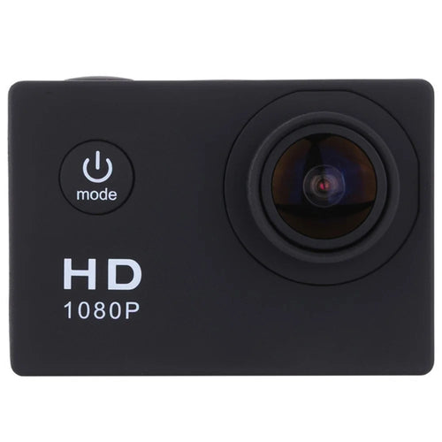 X6000-11 Mini Action Camera 2.0" LCD Screen 1080P Camera Multifunctional Waterproof Riding Recorder for Outdoor Photography - Black - 1