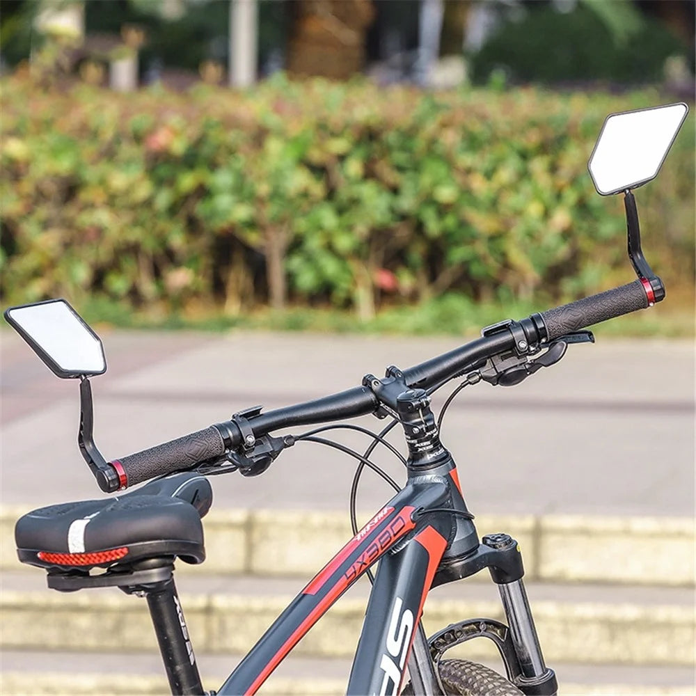 WEST BIKING YP07200240 1Pc HD 360 Degree Rotate Handlebar Rearview Mirror Bicycle Rear View Mirror - Left - 7