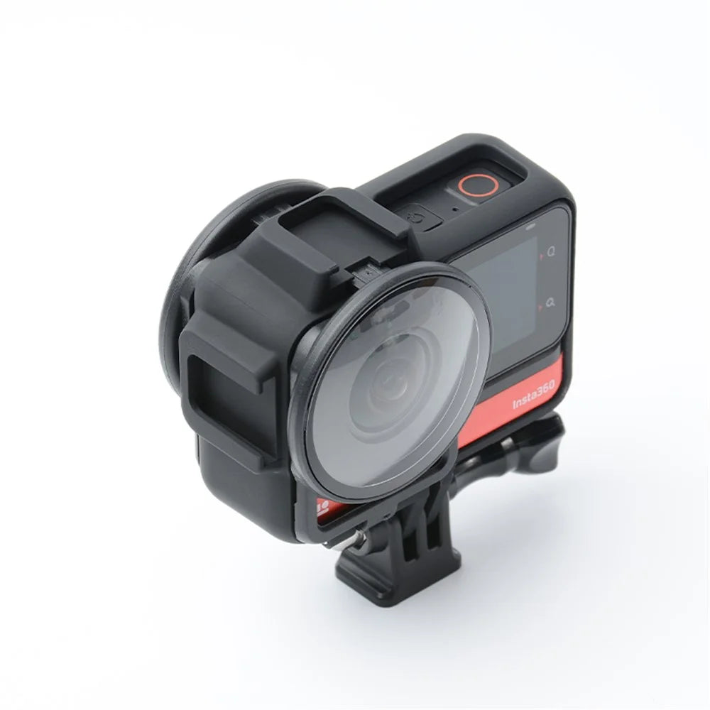 For Insta 360 One RS 2Pcs Action Camera Lens Guards Tempered Glass Lens Protection Cover - 6