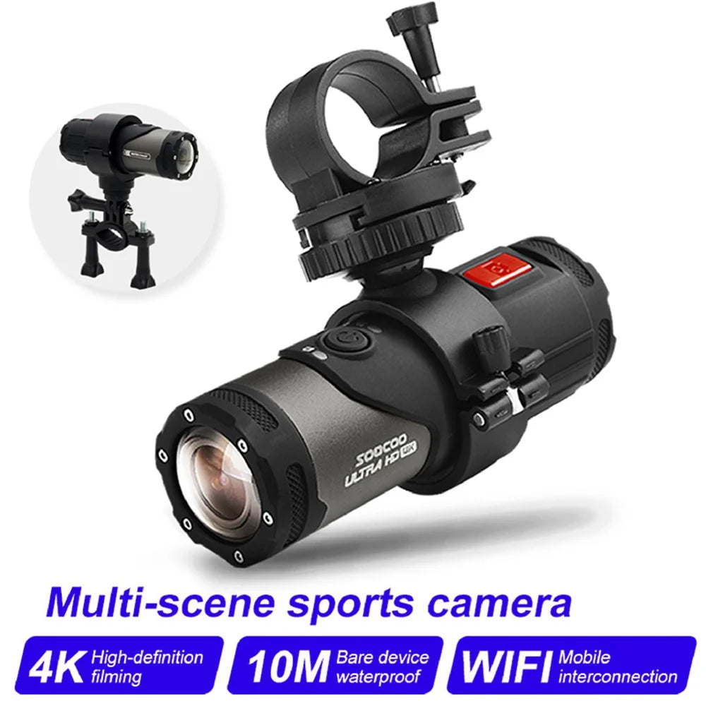 SOOCOO S20+ 4K HD Camcorder Waterproof Outdoor Sports Camera WiFi Motorcycle Bike Video Recorder Camera - 2