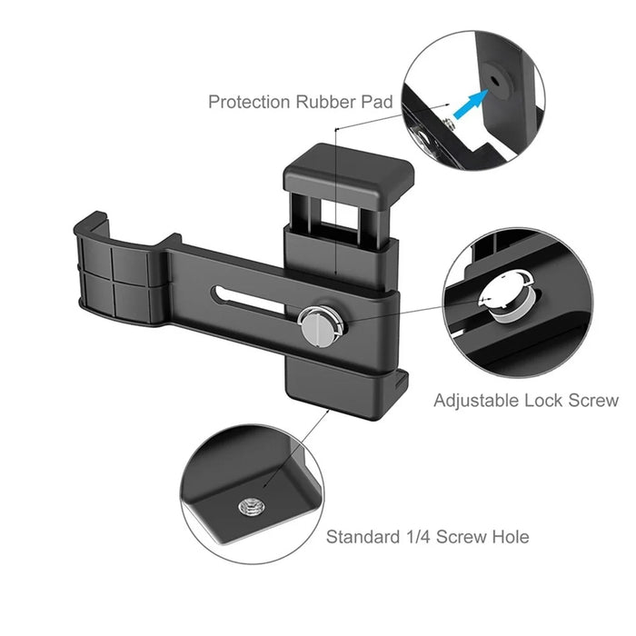 For DJI Osmo Pocket 2 Gimbal Camera Handheld Phone Holder Foldable Phone Adapter - 6