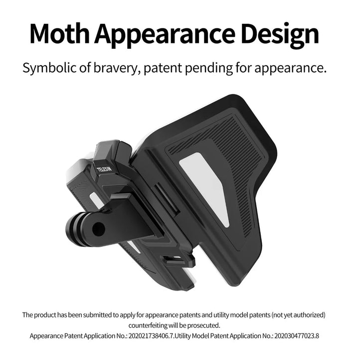 TELESIN GP-HBM-MT2-YH Motorcycle Helmet Chin Strap Shockproof Sports Camera Mount for Cycling Shooting Photography - 5