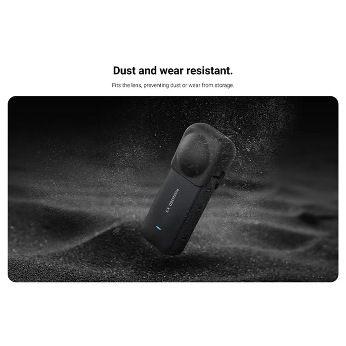 Anti-scratch Lens Cover for Insta360 X3 Panoramic Camera, Dust-proof Soft Silicone Lens Cap - 7