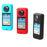 OX3-GJT-BK Silicone Protective Case for Insta360 One X3 Soft Sleeve Panoramic Camera Dustproof Shell - Blue - 5
