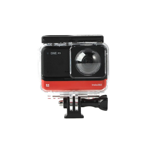For Insta360 ONE RS Dual Lens Panoramic Camera Waterproof Transparent Housing Case Underwater Diving Shell - 1