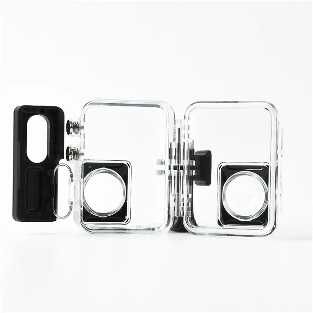 For Insta360 ONE RS Dual Lens Panoramic Camera Waterproof Transparent Housing Case Underwater Diving Shell - 3