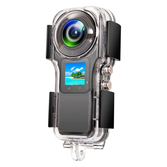 Waterproof Case for Insta360 ONE RS 1-inch Leica Panoramic Camera 40M Underwater Dive Protective Shell with Bracket Accessories - 3