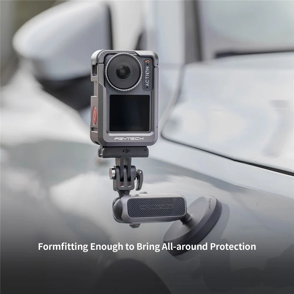 PGYTECH P-32C-020 Camera Cage for DJI OSMO Action 3 Aluminum Alloy Protective Case - 3
