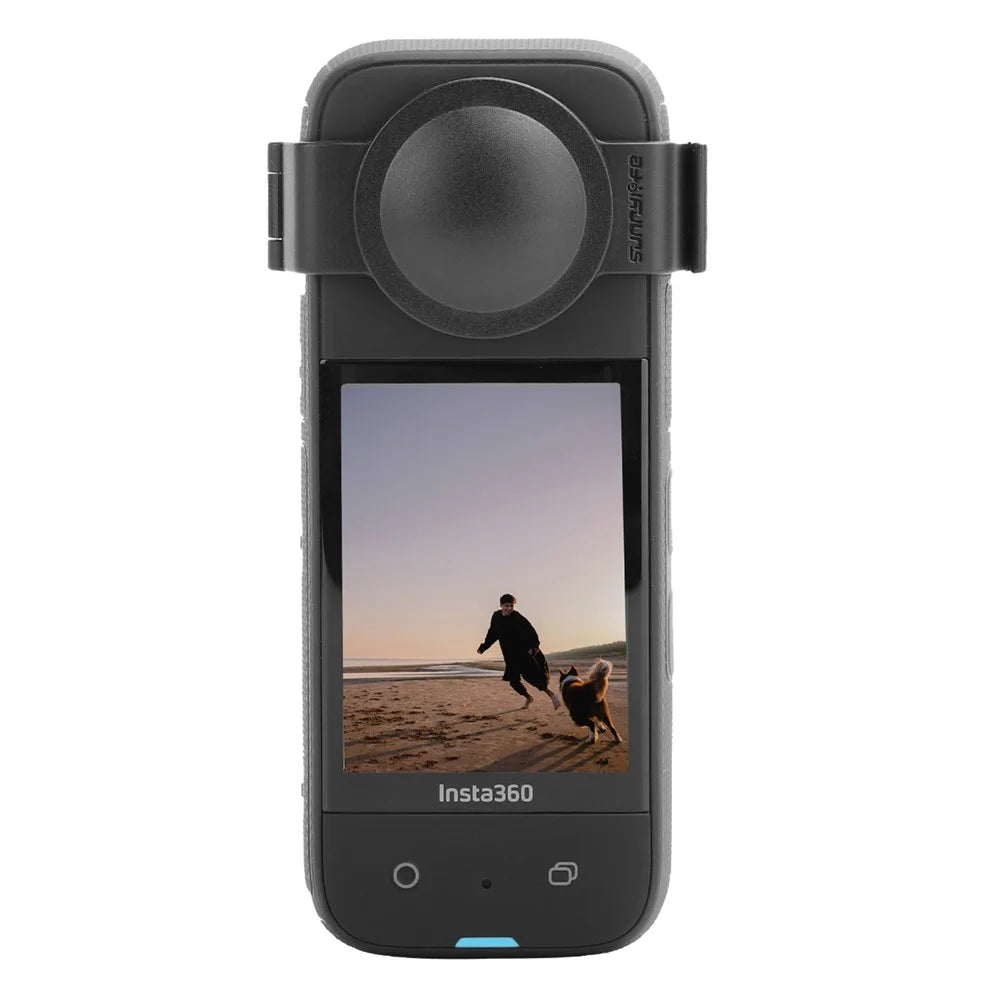 SUNNYLIFE IST-G517 Lens Protector for Insta360 X3 Lens Guard Anti-Scratch Camera Lens Cover with Buckle Lock - 5