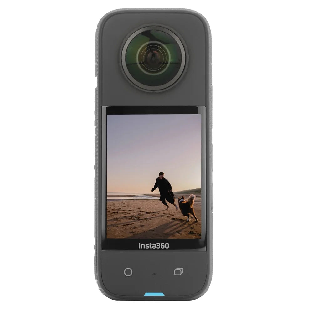 SUNNYLIFE IST-G517 Lens Protector for Insta360 X3 Lens Guard Anti-Scratch Camera Lens Cover with Buckle Lock - 6
