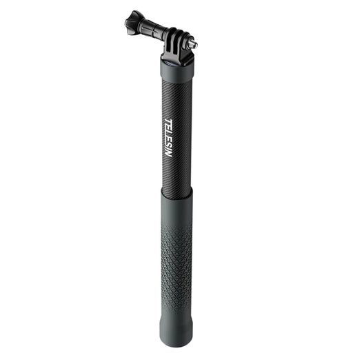 TELESIN GP-MNP-002 1.2m Carbon Fiber Extendable Selfie Stick Lightweight Selfie Pole Compatible for GoPro Insta360 Cameras - 1