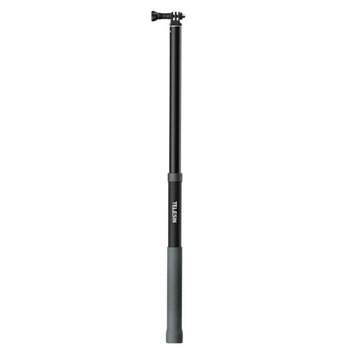 TELESIN GP-MNP-002 1.2m Carbon Fiber Extendable Selfie Stick Lightweight Selfie Pole Compatible for GoPro Insta360 Cameras - 2