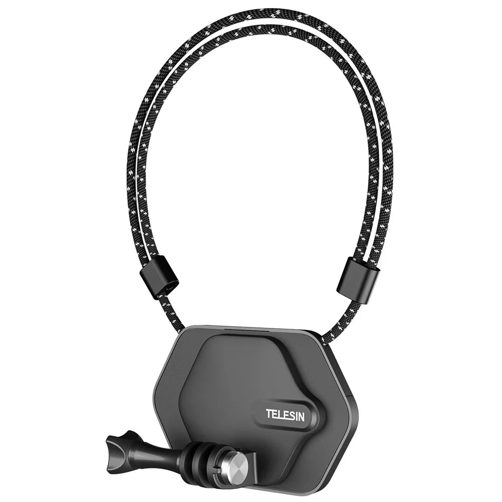TELESIN TE-MMK-002 Neck Holder Hanging Mounting Bracket Magnetic Phone Stand for GoPro Camera Accessories - 1