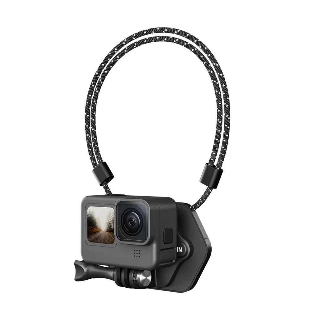 TELESIN TE-MMK-002 Neck Holder Hanging Mounting Bracket Magnetic Phone Stand for GoPro Camera Accessories - 7