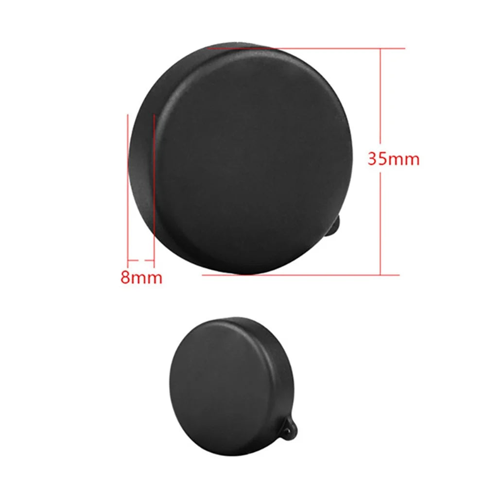 2Pcs For DJI Osmo Action 3 / Action 4 Sports Camera Soft Silicone Lens Cover Protective Cap Accessories - 4