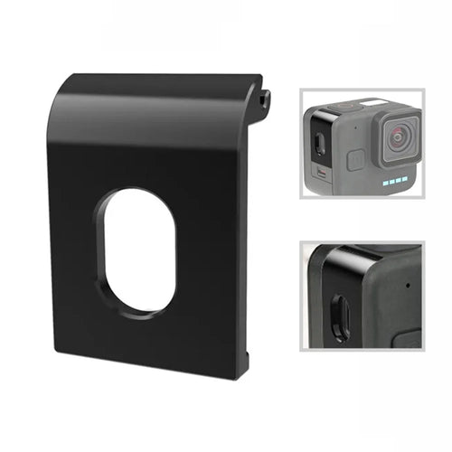 For GoPro Hero 11 Black Mini Camera Battery Cover Side Door Lid for Easy Passing Through Charging Cable - 1