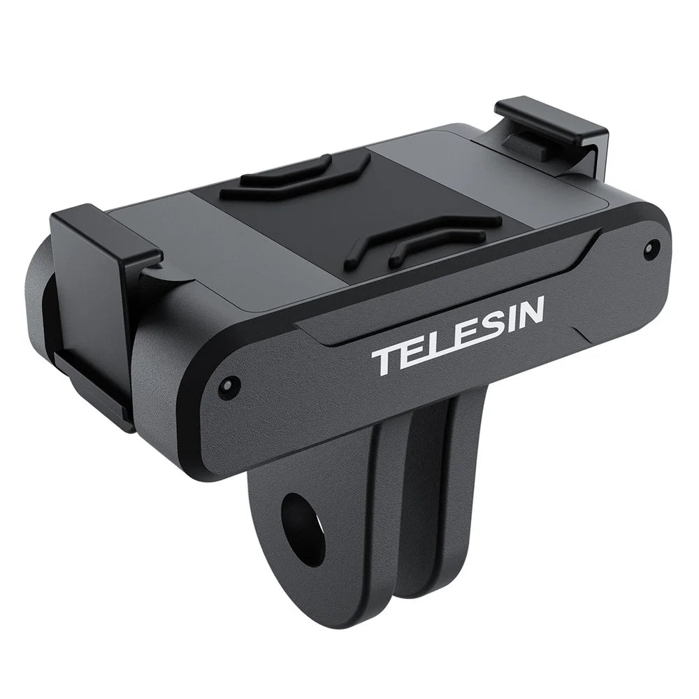 TELESIN OA-TPM-T04 For DJI Action 3 Nylon+Aluminium Alloy Magnetic Two Claw Camera Adapter - 2