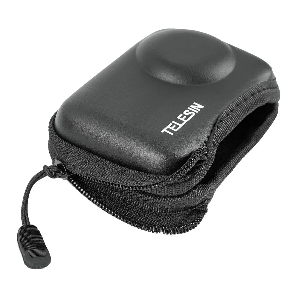 TELESIN OA-BAG-002 For DJI Osmo Action3 PU Leather+EVA Storage Protection Bag with Half Open Zip - 3