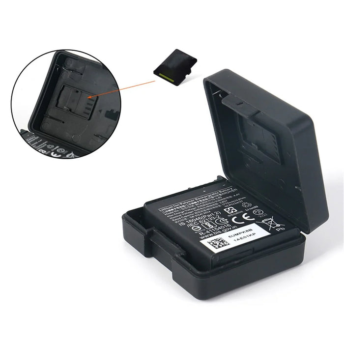 For DJI Osmo Action 3 / Action 4 Battery Storage Box Lens Cover Tempered Glass Screen Protector Set - 4
