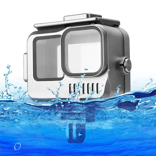 SUNNYLIFE GO-FS563 For GoPro Hero 9 / 10 / 11 Aluminum Alloy Waterproof Case Anti-Scratch Protective Cage - 1