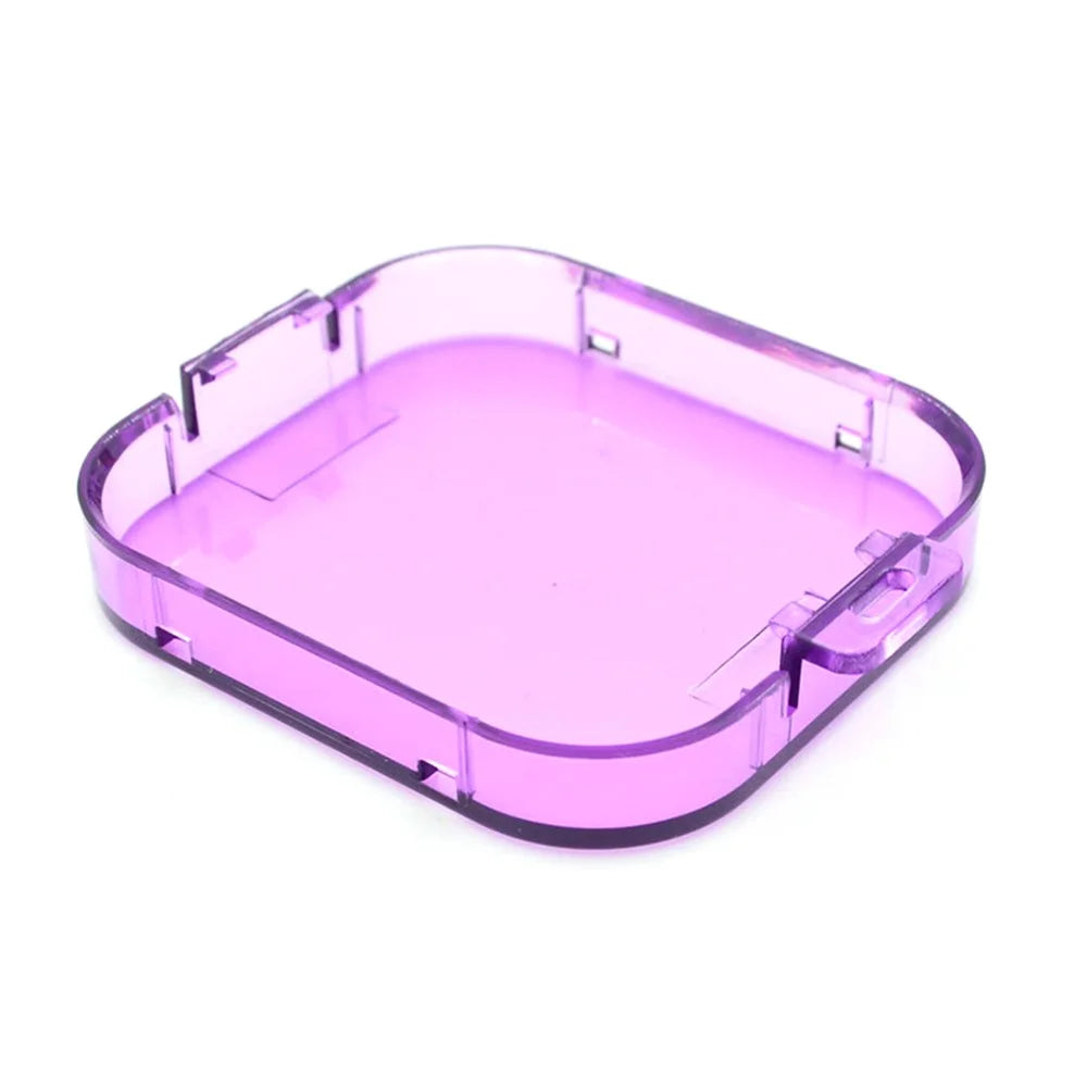 Lens Protective Cap Waterproof Case for GoPro Hero 11 Black Mini Action Camera , Anti-scratch PC Lens Cover - Purple - 2
