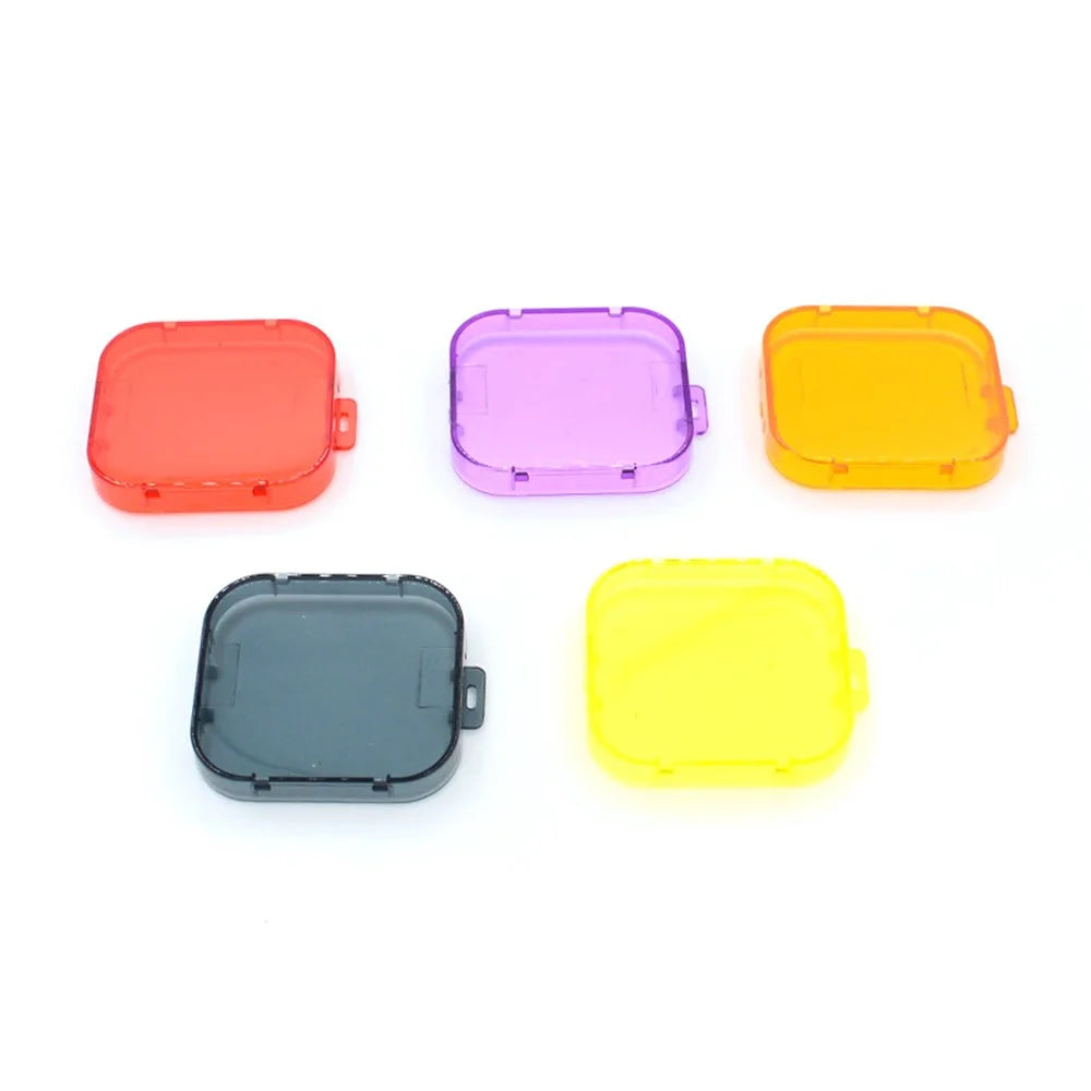 Lens Protective Cap Waterproof Case for GoPro Hero 11 Black Mini Action Camera , Anti-scratch PC Lens Cover - Purple - 4