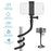 TELESIN TE-FM-003 Flexible Shooting Bracket Phone Action Camera Holder Vlogging Selfie Stick Stand - 2